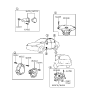 Diagram for 2000 Hyundai Elantra Car Speakers - 96360-29000