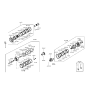 Diagram for 1988 Hyundai Sonata Clutch Disc - 45560-37060