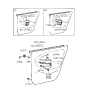 Diagram for 1999 Hyundai Elantra Weather Strip - 83241-29000