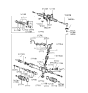 Diagram for 2000 Hyundai Elantra Steering Gear Box - 57710-29100
