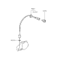 Diagram for 1995 Hyundai Elantra Speedometer Cable - 94240-29030