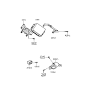 Diagram for 1997 Hyundai Elantra Engine Control Module - 39150-23950