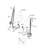 Diagram for 2023 Hyundai Kona N Seat Belt - 88810-J9510-TRY