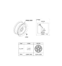 Diagram for 2022 Hyundai Kona N Spare Wheel - 52910-I3000
