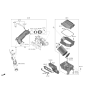 Diagram for Hyundai Kona N Air Intake Coupling - 28130-I3100