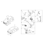 Diagram for Hyundai Kona N Air Bag Control Module - 95910-I3100