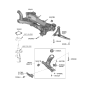 Diagram for 2021 Hyundai Veloster N Front Cross-Member - 62400-S0000