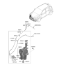 Diagram for 2022 Hyundai Kona N Washer Reservoir - 98620-J9200