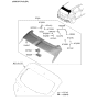 Diagram for Hyundai Kona N Spoiler - 87210-I3000