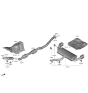 Diagram for 2022 Hyundai Kona N Muffler Hanger Straps - 28780-I3200