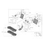 Diagram for 2022 Hyundai Kona N Armrest - 89900-J9100-NFU