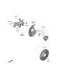 Diagram for 2023 Hyundai Kona N Brake Dust Shield - 58243-I3000