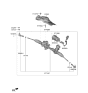 Diagram for Hyundai Kona N Steering Gear Box - 57700-I3000