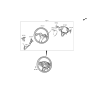 Diagram for 2023 Hyundai Kona N Steering Column Cover - 56120-I3000-TRY