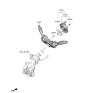 Diagram for Hyundai Kona Electric Clock Spring - 93490-S1140