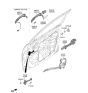 Diagram for 2022 Hyundai Kona Electric Door Handle - 82651-J9400