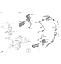 Diagram for 2022 Hyundai Genesis G70 Brake Booster - 59110-J5100