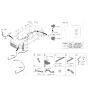 Diagram for 2020 Hyundai Genesis G70 Battery Cable - 91850-G9010