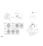 Diagram for 2020 Hyundai Genesis G70 TPMS Sensor - 52933-J5000