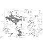 Diagram for Hyundai Genesis G70 Crossmember Bushing - 55138-J5300