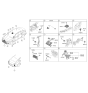 Diagram for 2020 Hyundai Genesis G70 Antenna - 95420-C0100