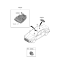 Diagram for 2022 Hyundai Genesis G70 Dome Light - 92810-G9070-NNB