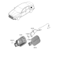 Diagram for 2019 Hyundai Genesis G70 Fuel Door - 69510-G9000