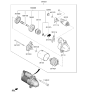 Diagram for Hyundai Idler Pulley Bolt - 11404-10906-P