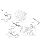 Diagram for 2023 Hyundai Genesis G70 Thermostat Housing - 25620-3L260