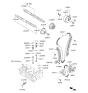 Diagram for Hyundai Genesis G70 Timing Chain - 24322-2CTC0