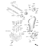 Diagram for 2019 Hyundai Genesis G70 Timing Chain - 24322-2CTC0