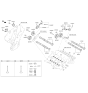 Diagram for Hyundai Genesis G90 Timing Chain Guide - 24420-3CGA3