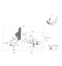 Diagram for Hyundai Santa Fe Sport Washer Pump - 98510-2W500