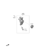 Diagram for 2021 Hyundai Genesis GV80 Wheel Bearing - 52730-T6000