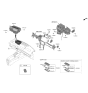 Diagram for 2023 Hyundai Genesis Electrified G80 Car Key - 81996-T6000