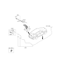 Diagram for Hyundai Genesis GV70 Wiper Motor - 98700-T6000