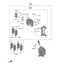 Diagram for Hyundai Genesis GV80 Brake Caliper - 58180-T6A31-BRC