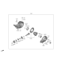 Diagram for 2022 Hyundai Genesis GV80 Spindle Nut - 53062-47501