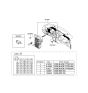 Diagram for 2011 Hyundai Santa Fe Relay - 95240-1P100