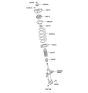 Diagram for 2009 Hyundai Santa Fe Coil Spring Insulator - 54623-1U000