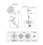 Diagram for Hyundai Santa Fe TPMS Sensor - 52933-0W100