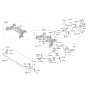 Diagram for 2010 Hyundai Santa Fe Rear Crossmember - 55400-2P050