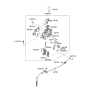 Diagram for Hyundai Shift Cable - 46790-0W200