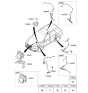 Diagram for 2010 Hyundai Santa Fe Yaw Sensor - 95690-2B100