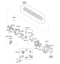 Diagram for 2012 Hyundai Sonata Transfer Case Bearing - 45829-3B000