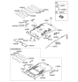 Diagram for Hyundai Santa Fe Interior Light Bulb - 92620-2E000-TX