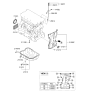 Diagram for 2015 Hyundai Azera Timing Cover - 21351-3CAA3