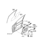 Diagram for Hyundai Santa Fe Door Lock - 81310-0W000