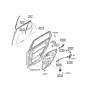 Diagram for 2012 Hyundai Santa Fe Door Handle - 83610-0W010-HZ