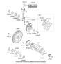 Diagram for 2008 Hyundai Genesis Coupe Crankshaft Thrust Washer Set - 21030-3C120